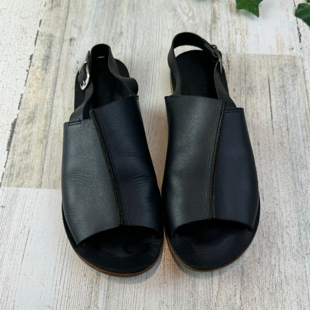 Montana Blvd ANTIKA Women's Back Strap Leather Mule size 7